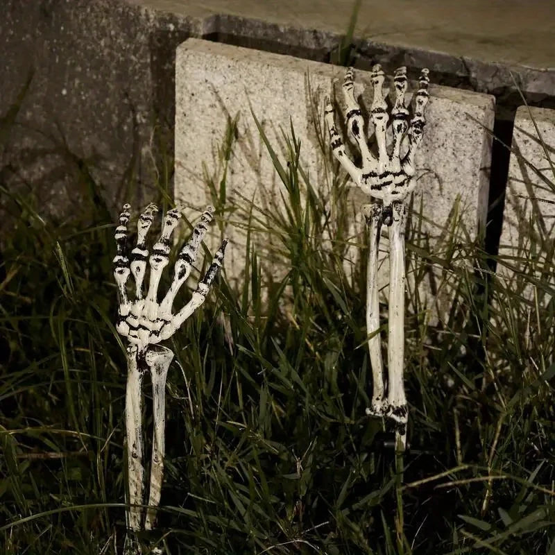 Skeleton Bone Garden Ground Stakes