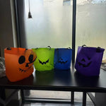 Reusable Halloween LED Candy Bucket with Light Strips