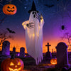 Glowing Wizard Hat Ghost Halloween Decoration